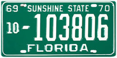 Florida License Plates