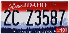 Idaho License Plates