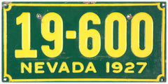 Nevada License Plates