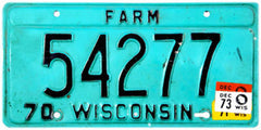 Wisconsin License Plates