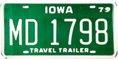 Iowa License Plates