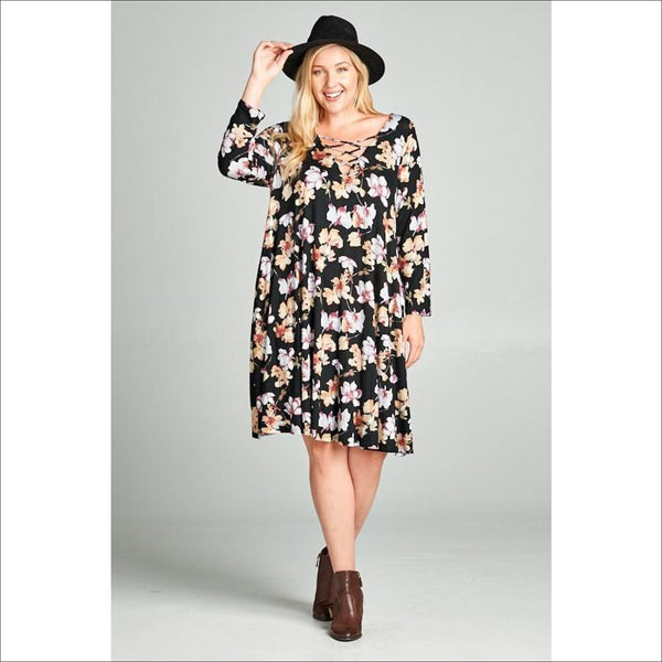 floral tunic dress