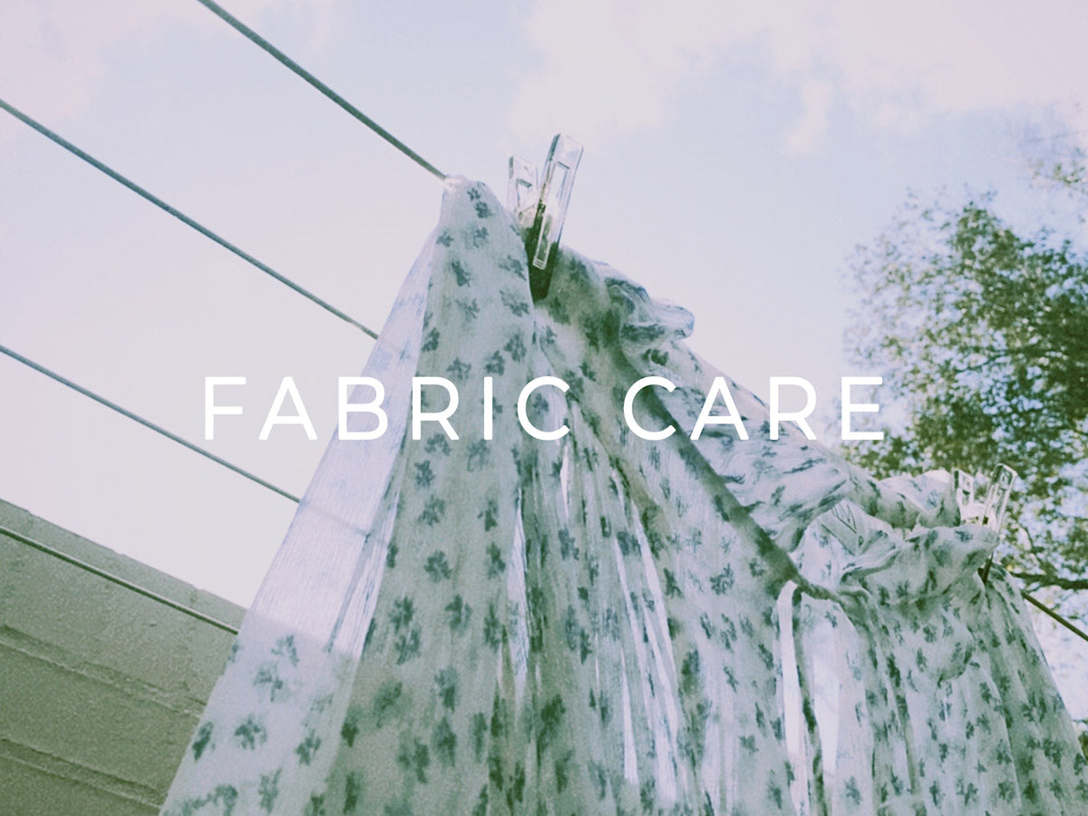 MLM Label Fabric Care Silk Cotton Rayon