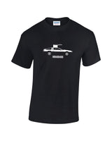 Classic Delorean t shirt - Back to the Future