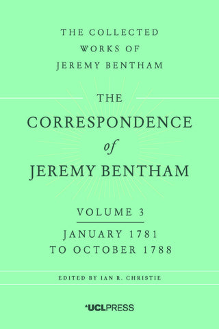 The Correspondence of Jeremy Bentham, Volume 3