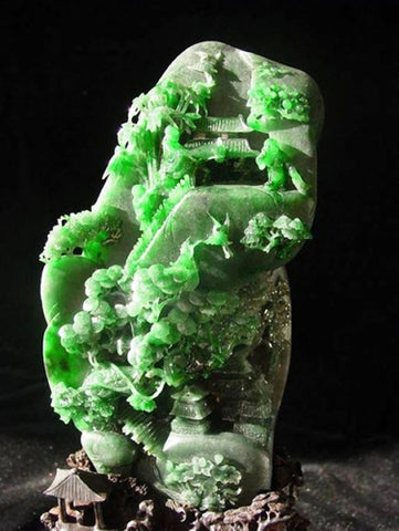 Natural jadeite carving trpe A jadeite carvings