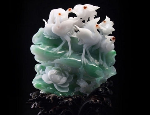 Natural jadeite carving trpe A jadeite carvings