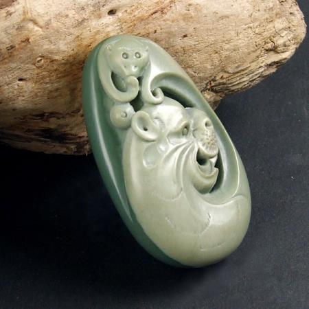 Natural jade carving Chinese Kunlun nephrite jade carving