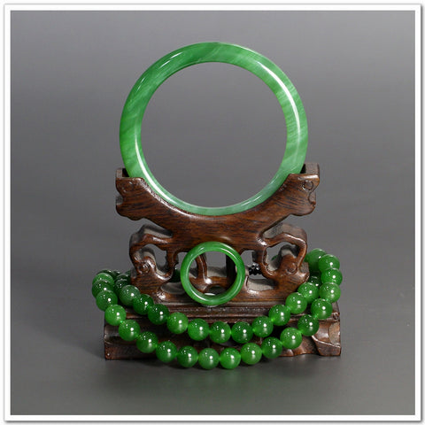 Natural jade jewelry green nephrite collectibles