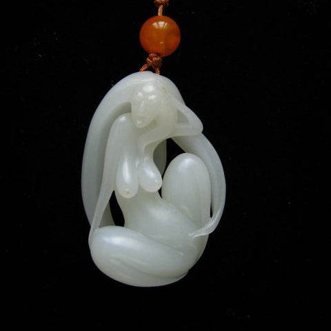 Natural jade carving Chinese Hetian nephrite jade carving collectibles