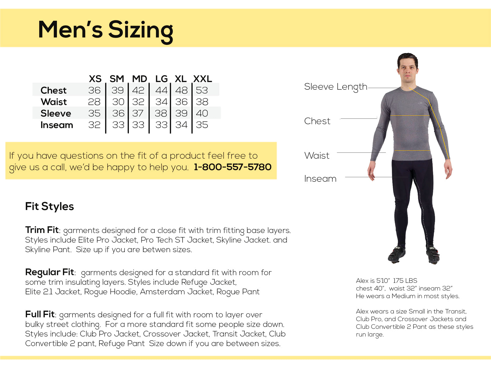 Sizing Information