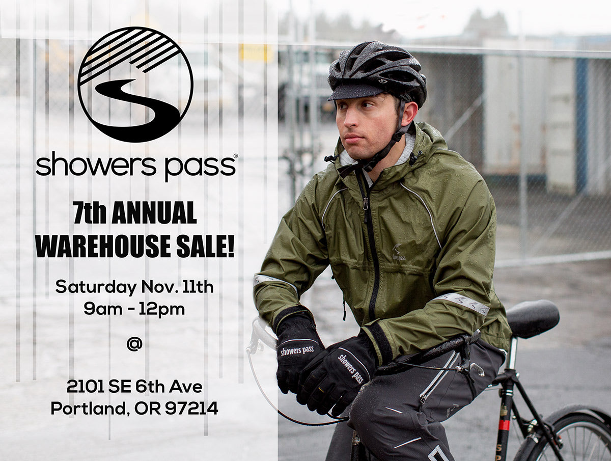 Showers Pass 7th Annual Warehouse Sale