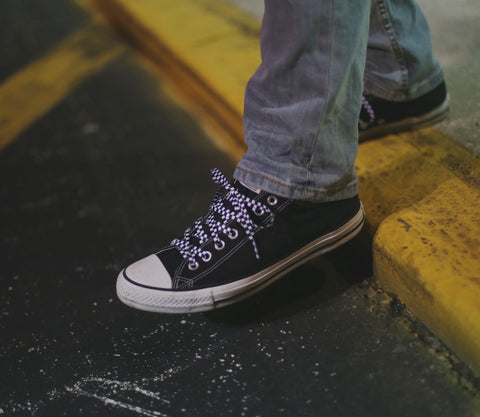 Converse Checkered shoe laces