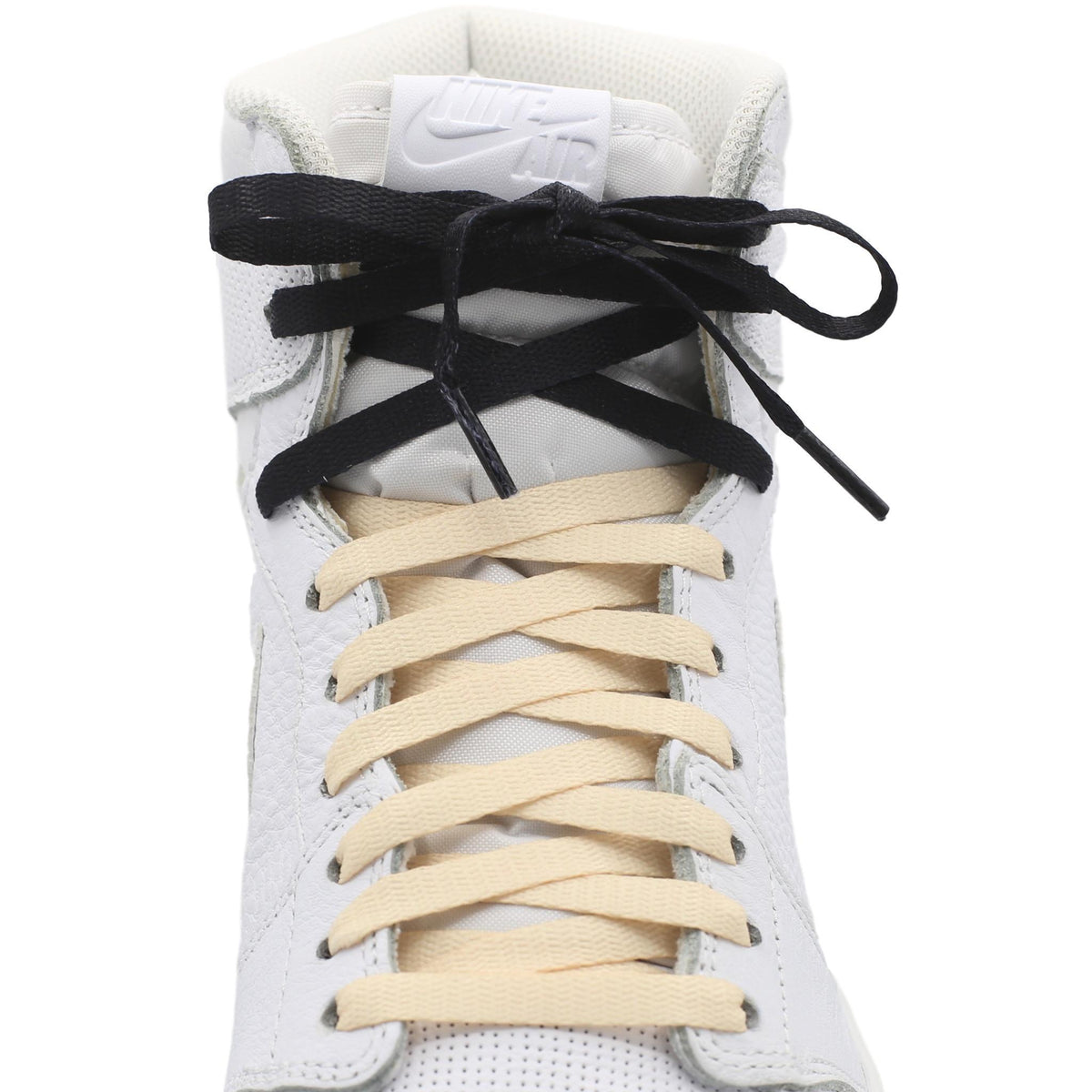 cream jordan 1 laces