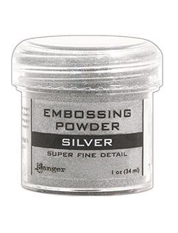 Embossing Powder, Super Fine Detail, Silver
