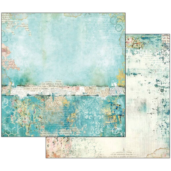 STAMPERIA CARD STOCK Stamperia Wonderland Fantasy Card Stock Distressed Card Stock 12 x 12 Paper Mixed Media Paper 12 x 12 Card Stock