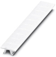 6 MM, 41 to 50, White, 10-Section, Strip, Terminal Block Marker - Dalf-Point