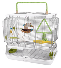 Cage Vision M01 pour oiseaux de taille moyenne, grillage étroit