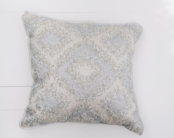 beaded pillow