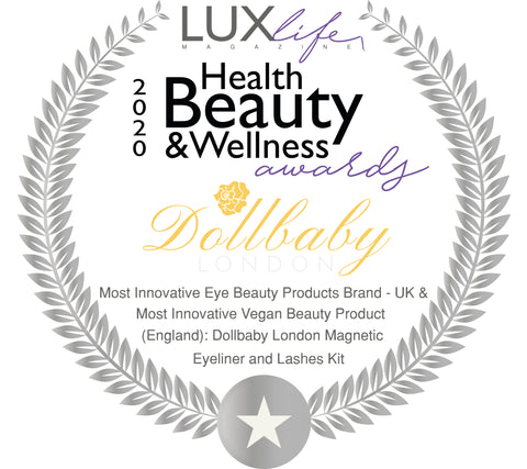dollbaby win two awards at lux life magazine health beauty wellness awards 2020