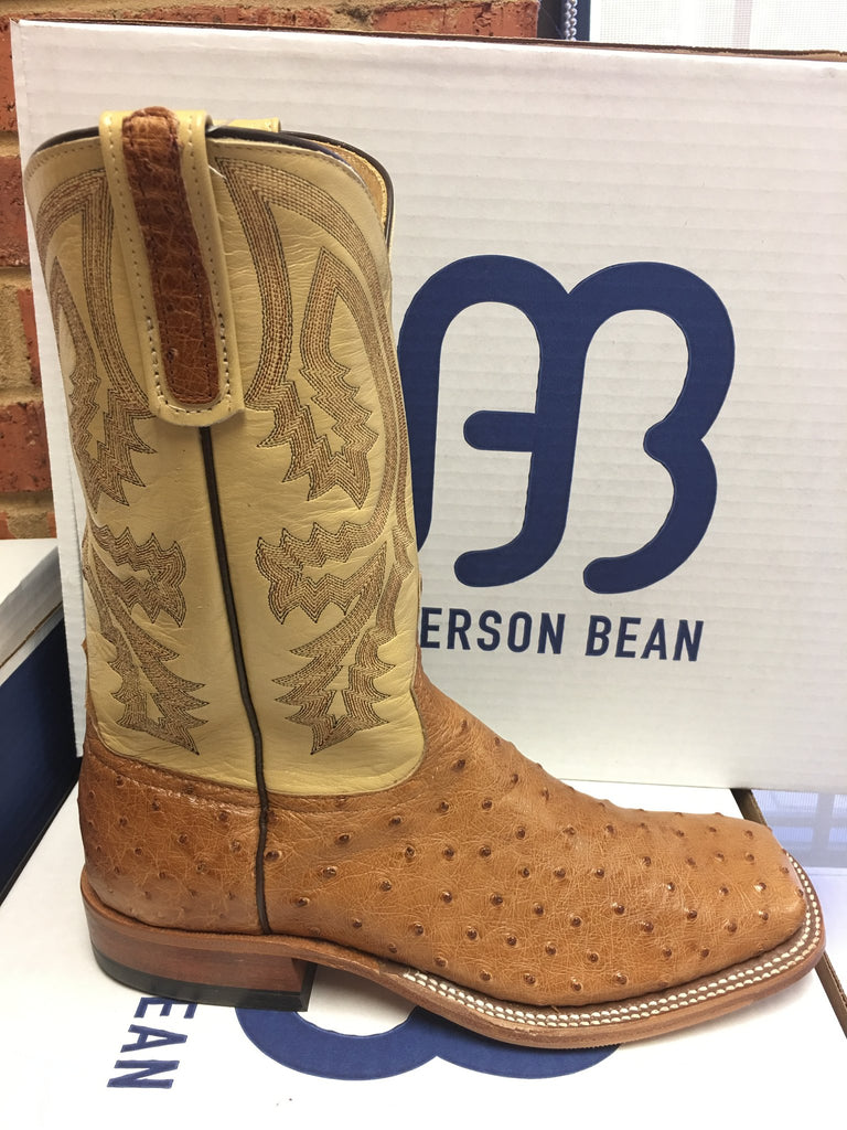 anderson bean boots ostrich