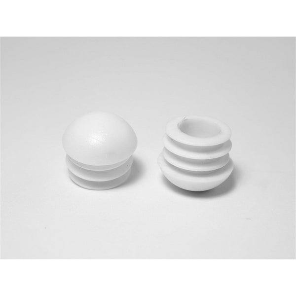 7/8" Multi-Gauge Round Chair Leg Insert | White | Item 30-618