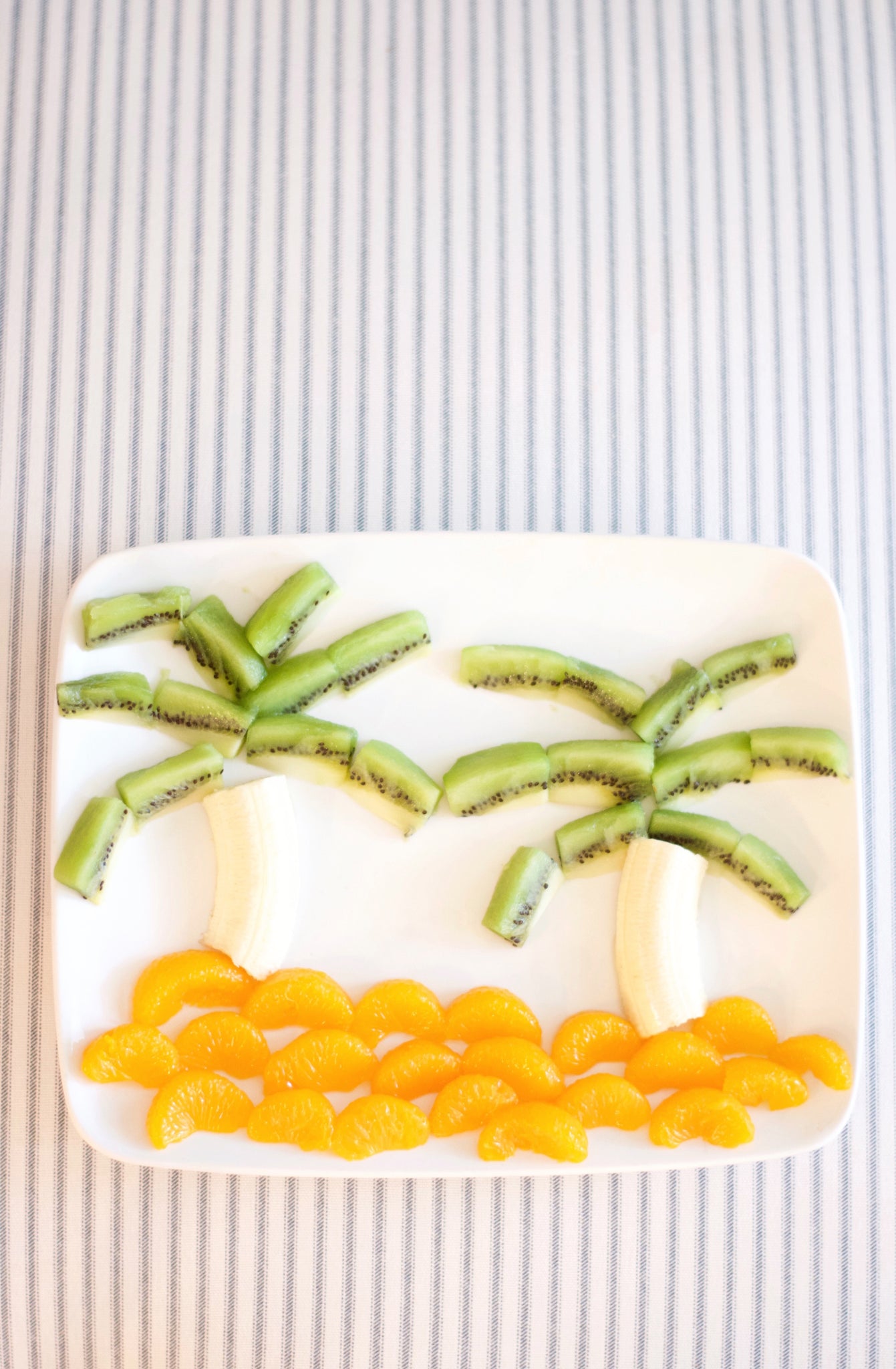 healthy palm tree snack for kids