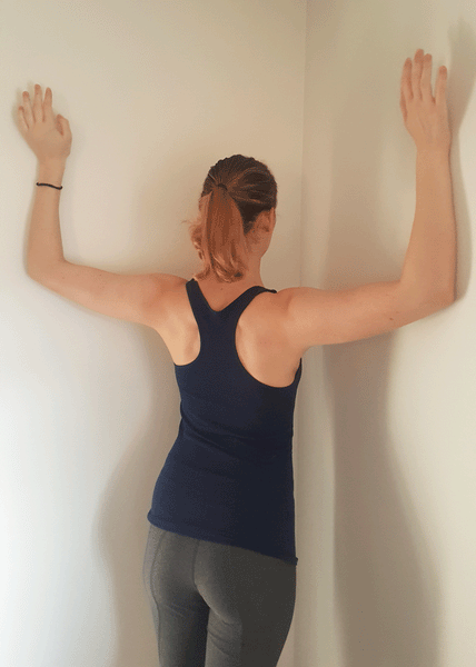 Pec Minor Stretching using Corner Wall The Natural Posture