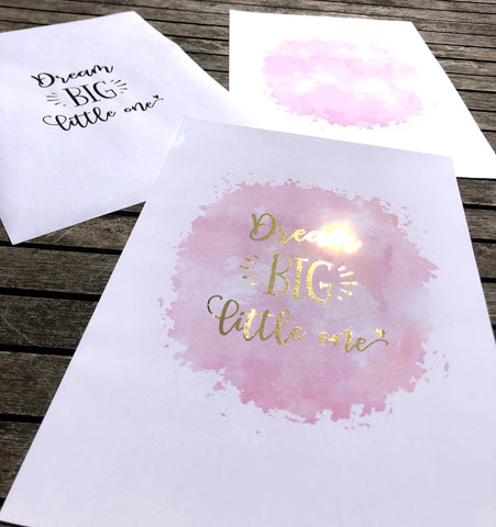 How to Make a Gold Foil Print Template