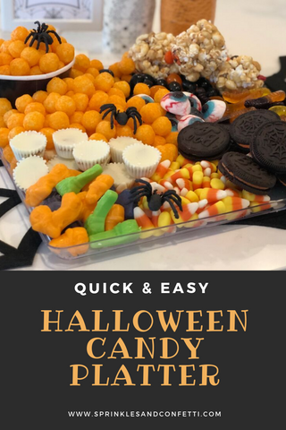Halloween Candy Platter - Party ideas & tips