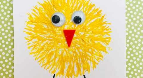 Chick For Painting | Easy at home Easter Craft 