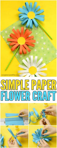 Easy Paper Craft Flowers