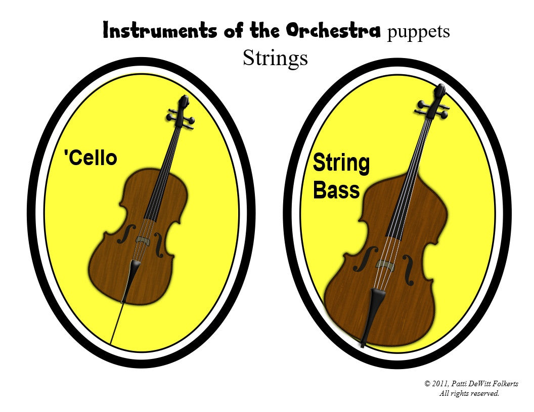 Instruments of the Orchestra “puppets