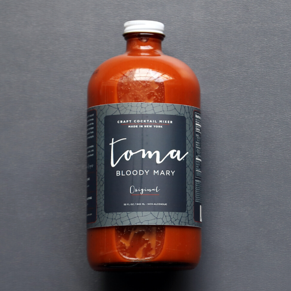Toma Bloody Mary Bottle with Tomatillo Label Design