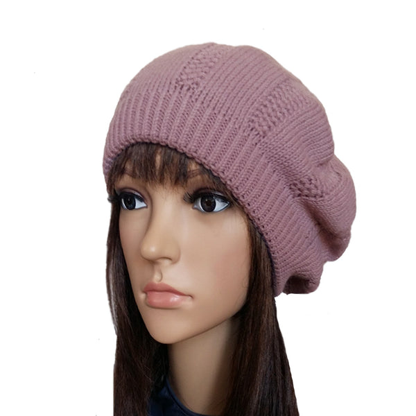 knit beret hat