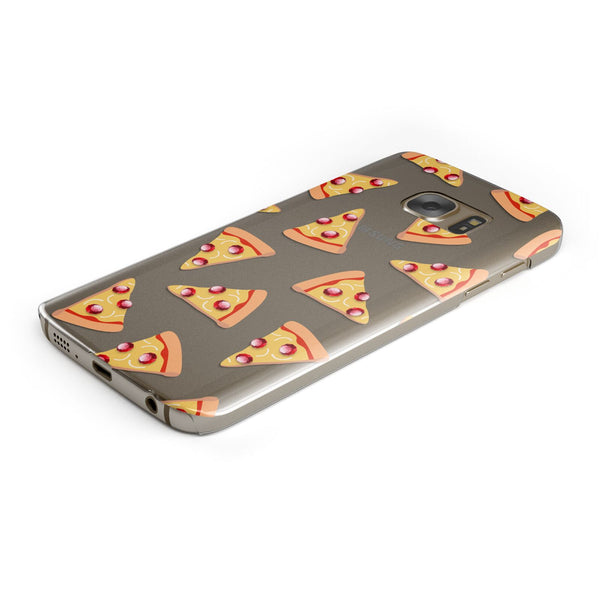 Rubies on Cartoon Pizza Slices Protective Samsung Galaxy Case