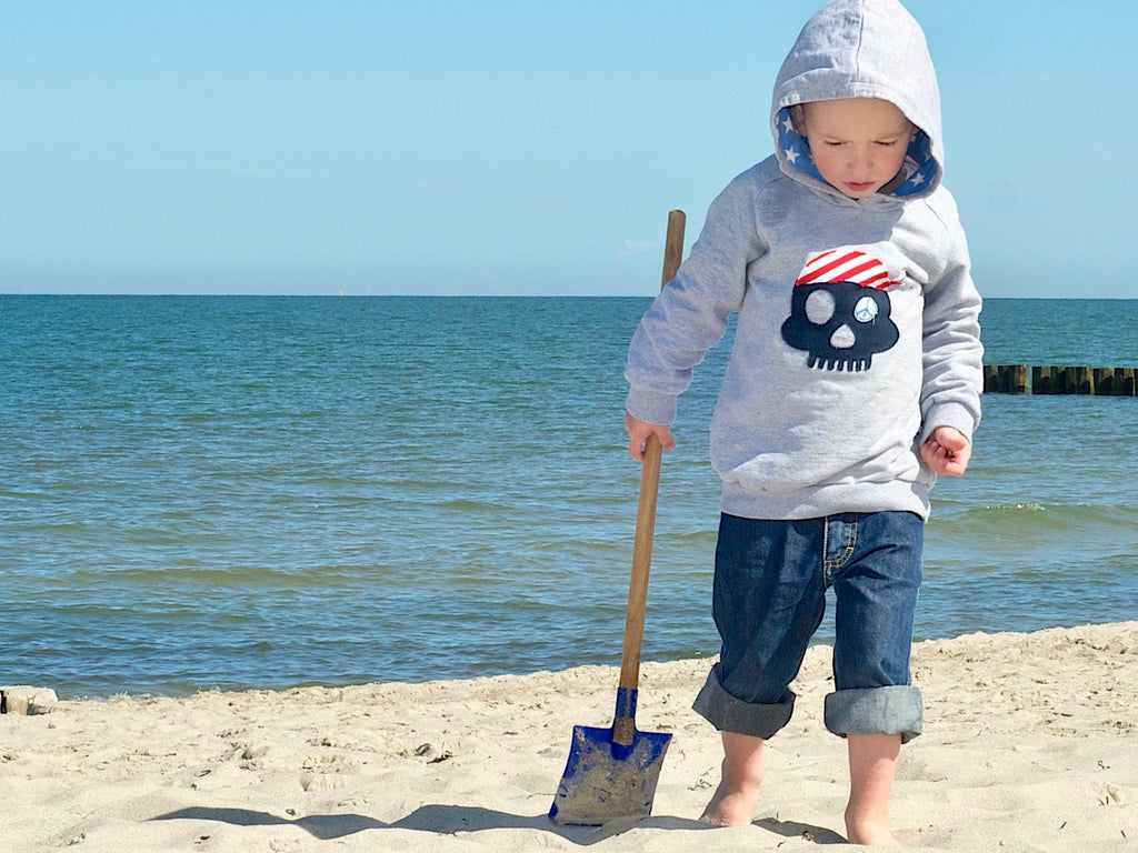 Hoodie Pirat für Jungen aus Biobaumwolle von internaht