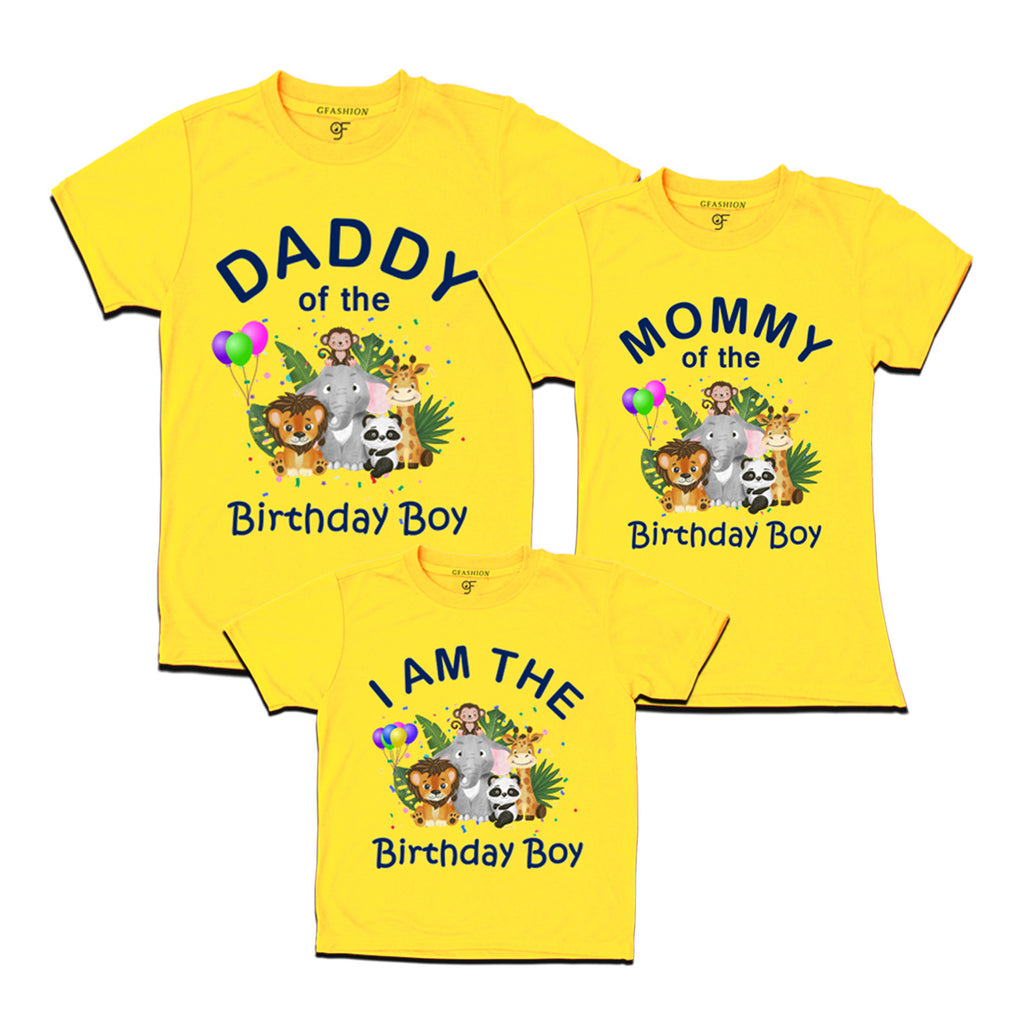 Buy Jungle-Animal Birthday Theme T-shirts for family @ gfashion online  store – GFASHION