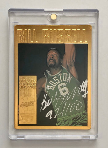 RARE SPORTS MEMORABILIA STORAGE LOCKER FIND - 1995 Action Packed Bill Russell