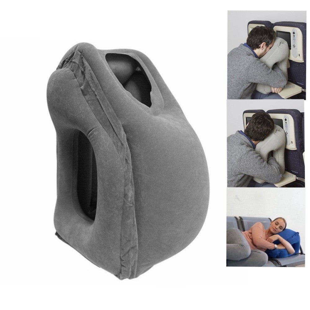 Amazing Inflatable Travel Pillow For Sleeping On Planes Or Work