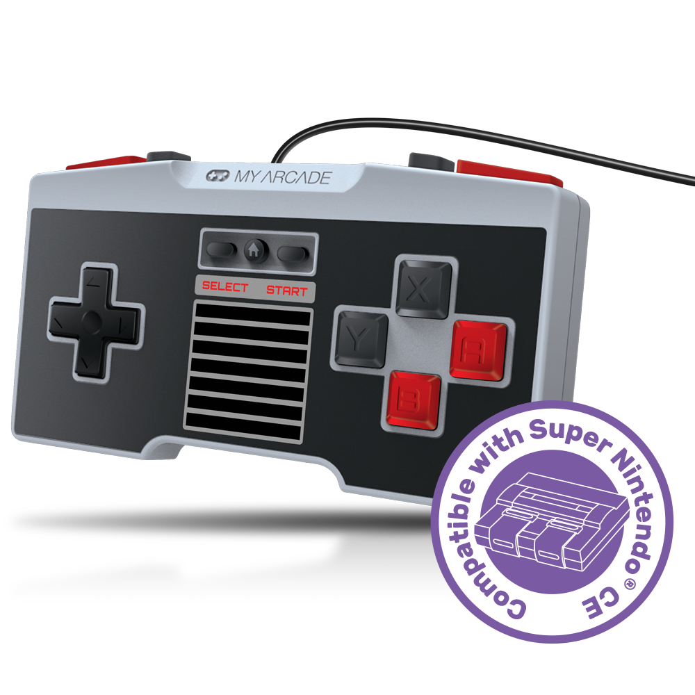 hack in verlegenheid gebracht Hamburger GamePad Retro Wired Controller for NES Classic Edition® – My Arcade®
