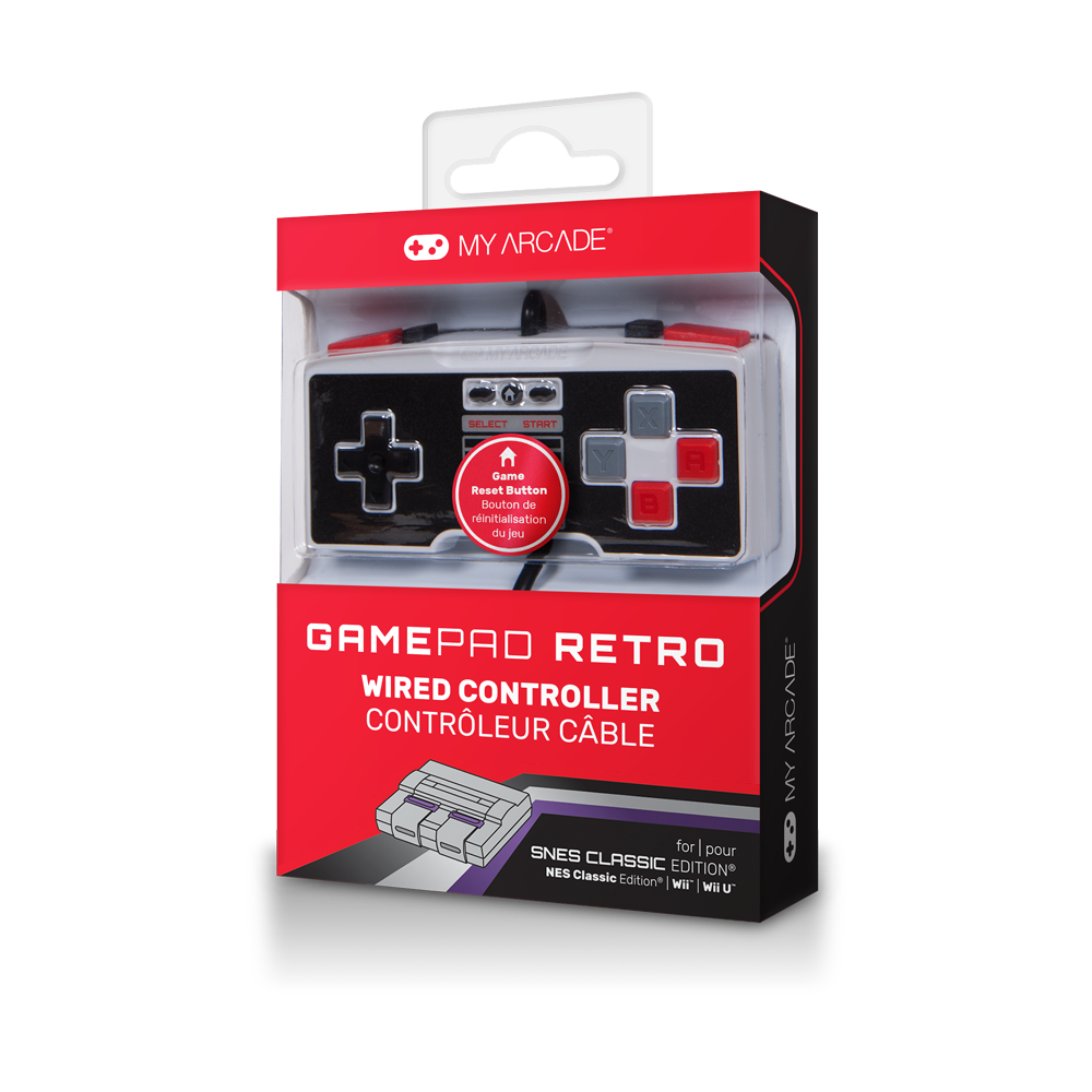 Voorvoegsel reactie Bestuurbaar GamePad Retro Wired Controller for NES Classic Edition® – My Arcade®
