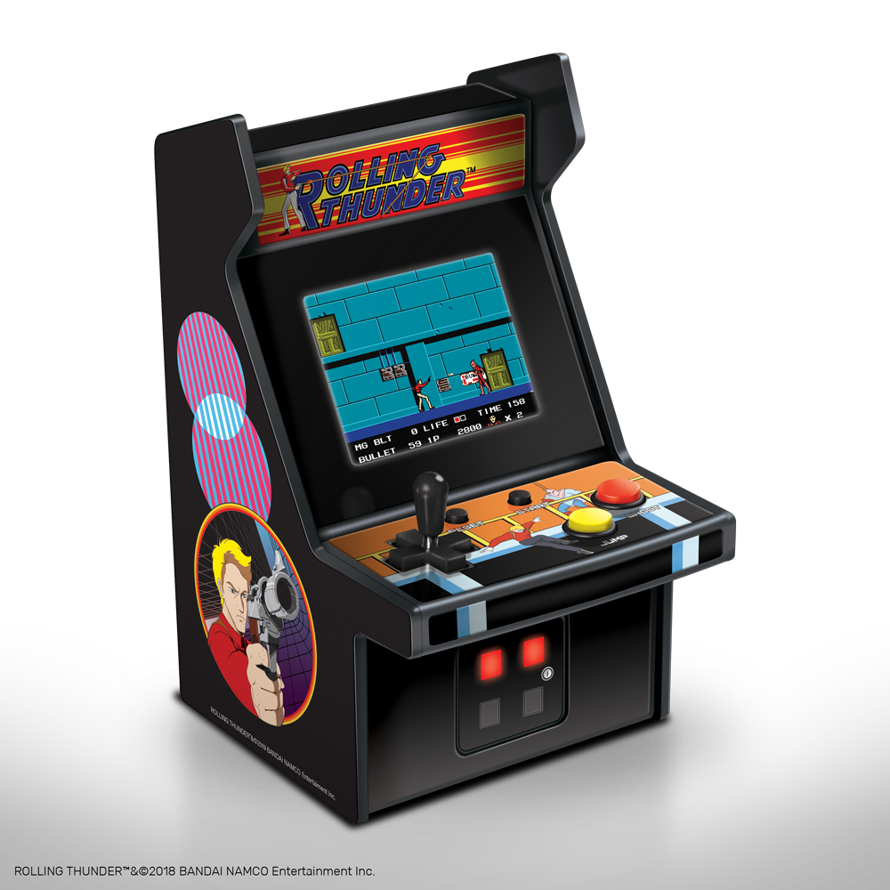 My Arcade Rolling Thunder Micro Player Black Drm3225 for sale online 
