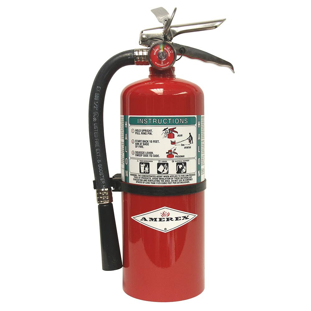 halon fire extinguisher