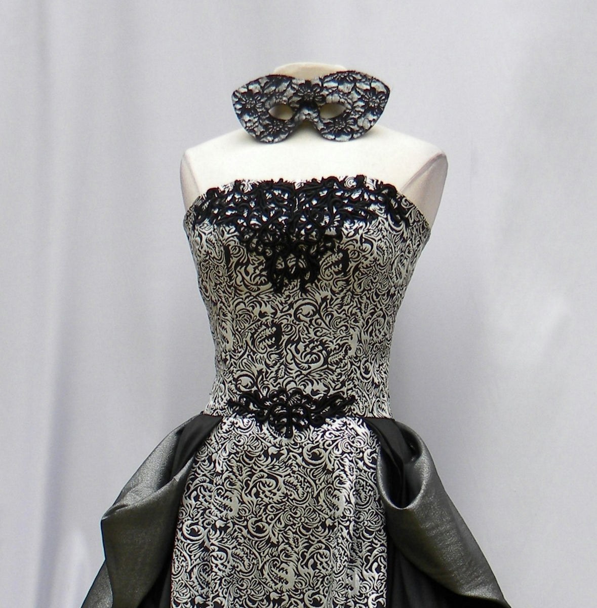 black and silver masquerade dresses