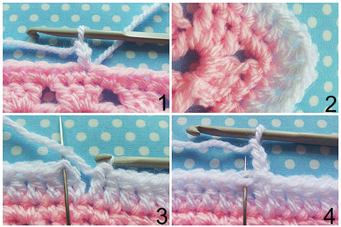 Double crochet border tutorial