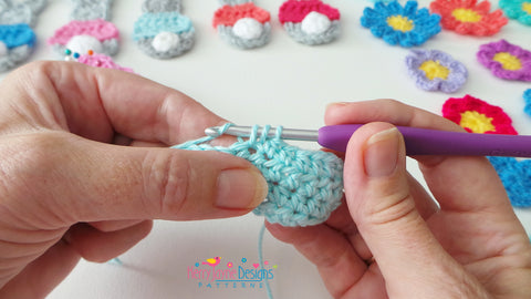 How to make a half treble stitch - UK