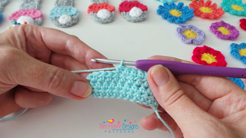 How to crochet a UK Htr stitch