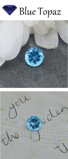 Blue Topaz Birthstone for December