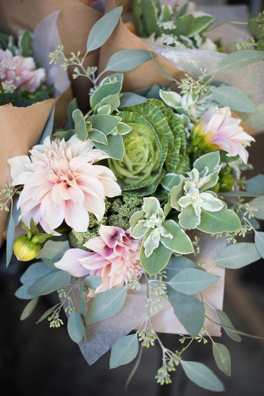 Succulent bouquet by Brother and Sister Flowers